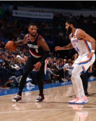  开拓者利拉德超远压哨三分绝杀魔术