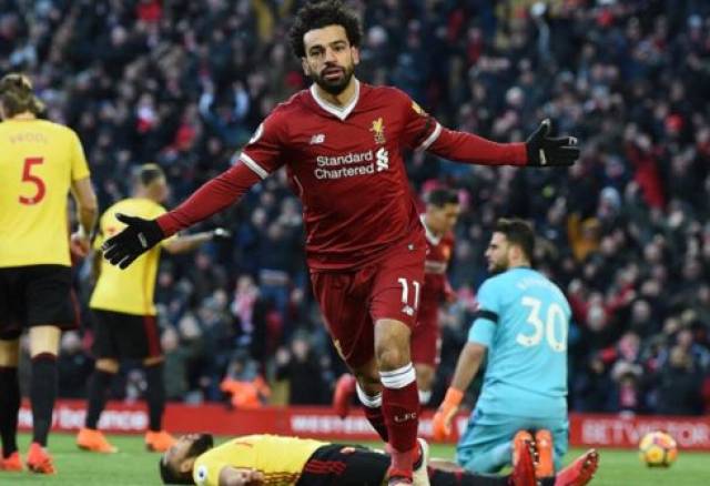  萨拉赫梅开二度，利物浦主场轻取诺丁汉森林  